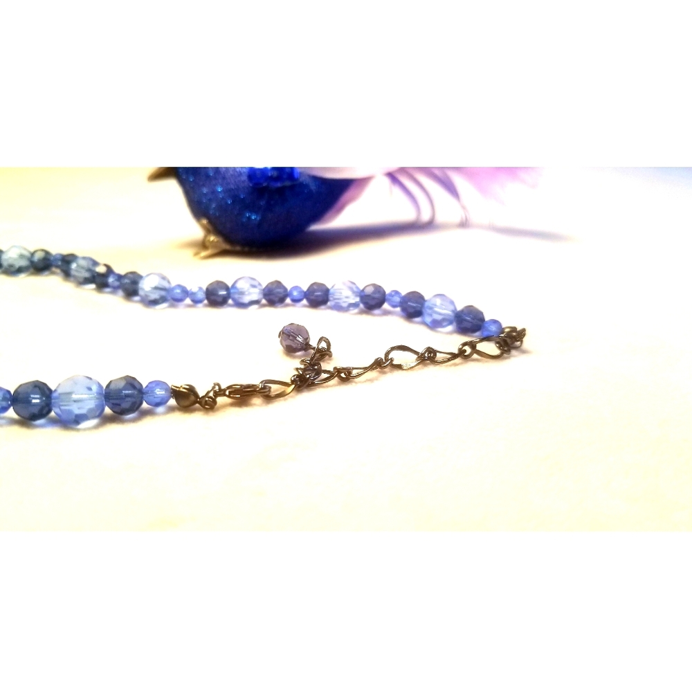 New Handmade Necklace For Women/Blue Color - Picture 5 of 7